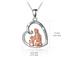 Heart Shaped Mother's Day Necklace Gift In Two Colors - Minihomy