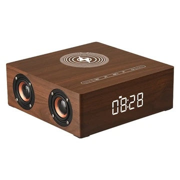 Wireless Charging Wood Surround Speaker