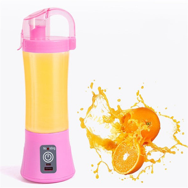 Portable Electric Fruit Juicer & Smoothie Maker - USB Rechargeable Mini Blender Cup - Minihomy