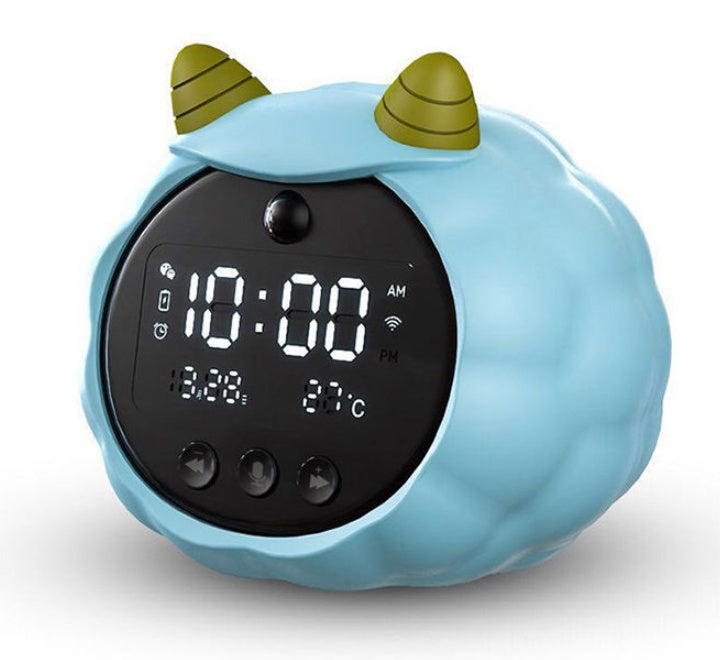 Multifunctional Smart Alarm Clock Voice Dialogue Human Body Induction - Minihomy