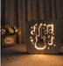 LED Music Note 3D Lamp USB Power Wood Carving Table Lamp - Minihomy