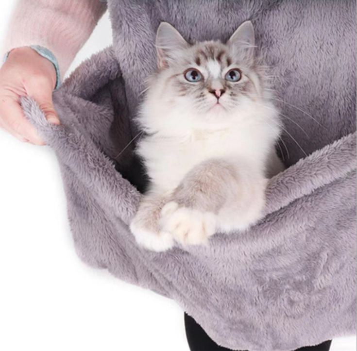 Pet out carrying cat bag with sleeping chest apron to prevent clothing - Minihomy