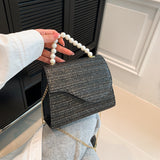 Gentle Temperament Pearl Chain Handbag