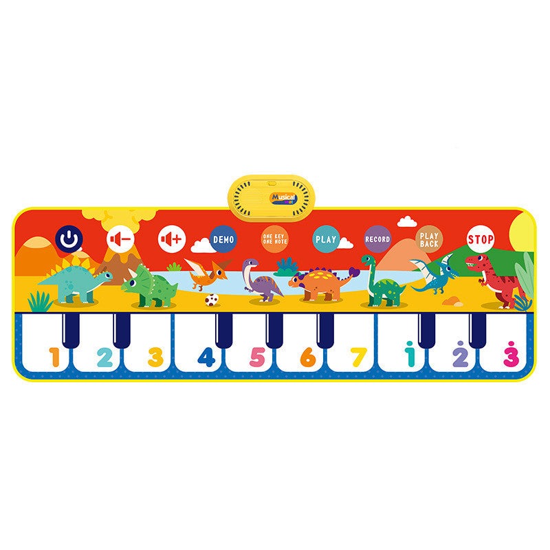 Children's Animal Piano Mat: Multifunctional Music Blanket Toy - Minihomy