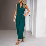 Sleeveless Jumpsuit Women's Clothing