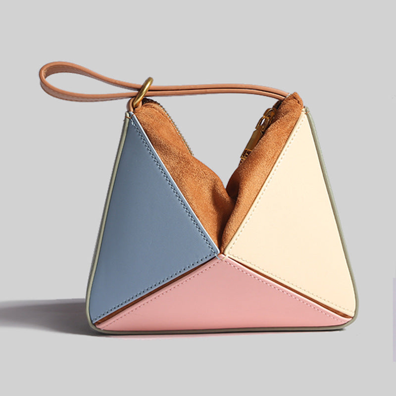 Special-Interest Design Folding Triangle Shoulder Bag