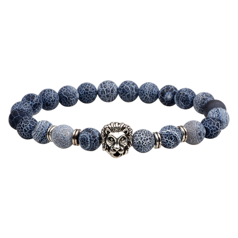 Natural Stone Owl Head Yoga Bracelet - Minihomy