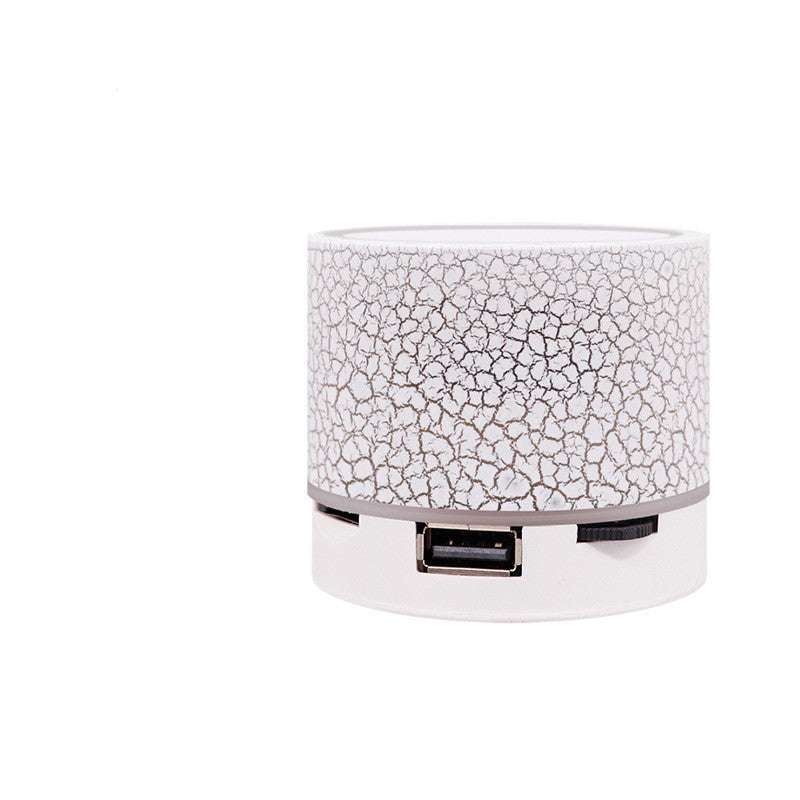 Mini Wireless Bluetooth Speaker - Portable Loudspeaker with Colorful Light Crack Sound - Minihomy