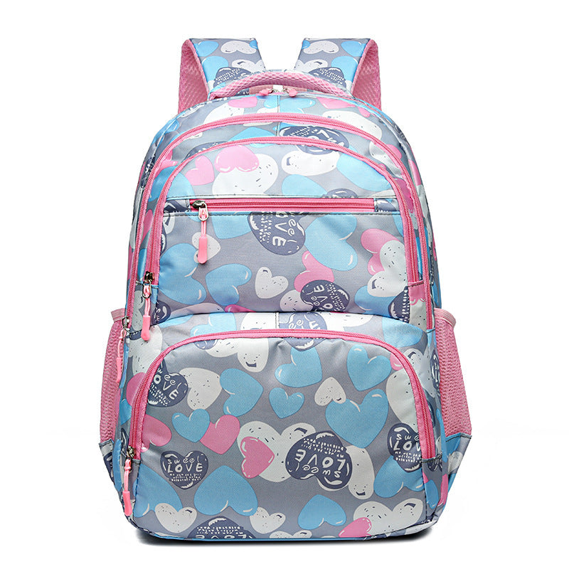 Student Schoolbag Children's Portable Burden Alleviation Large Capacity Backpack