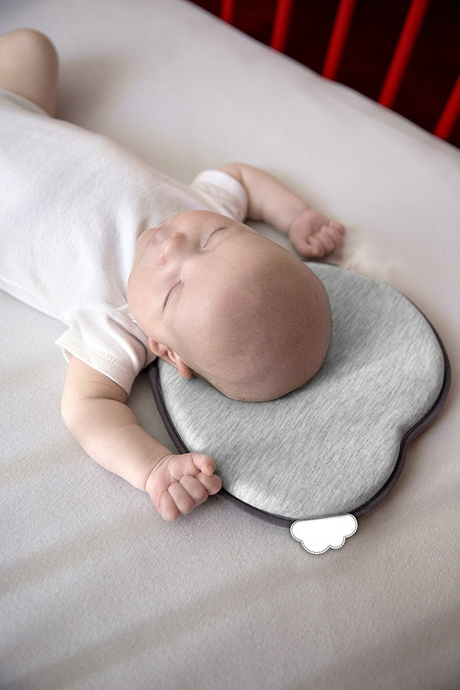 Newborn Infant Anti-Roll Pillow - Prevents Flat Head and Supports Neck