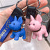 Dog Car keychain French Bulldog Keychain - Minihomy