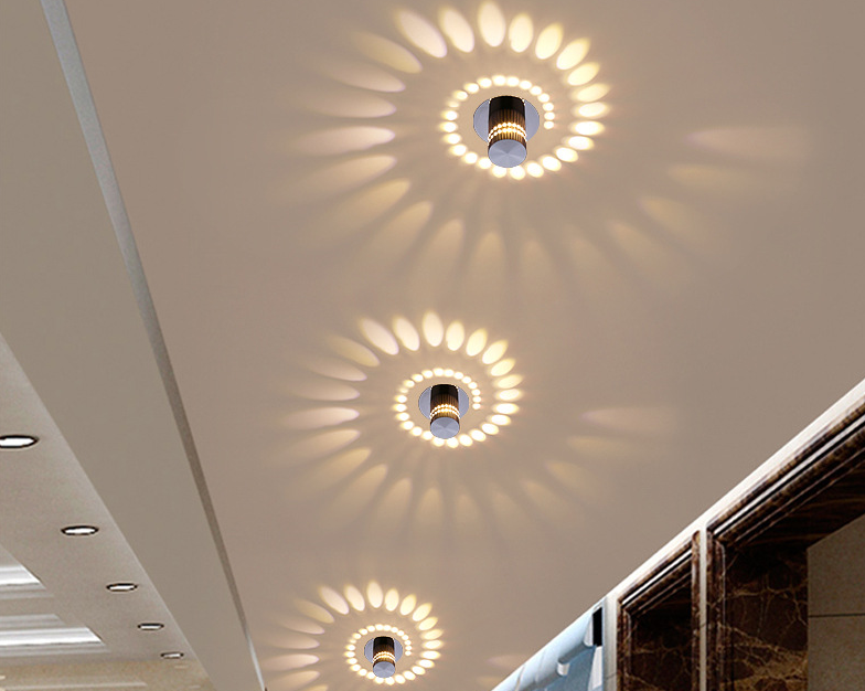 LED Wall Lights Modern Simple Spiral Wall Lamp
