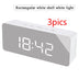 Digital LED multi-function mirror clock - Minihomy