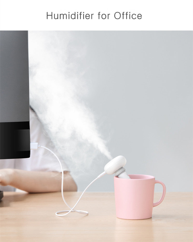 Portable USB Humidifier & Aroma Diffuser - Car Atomizer for Home & Office