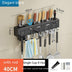 Kitchen Stainless Steel Knife Holder Punch-free Chopstick Canister Storage Hook Rack - Minihomy