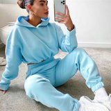 Jogging Suits For Women 2 Piece Sweatsuits Tracksuits Long Sleeve Hoodie Casual Fitness Sportswear