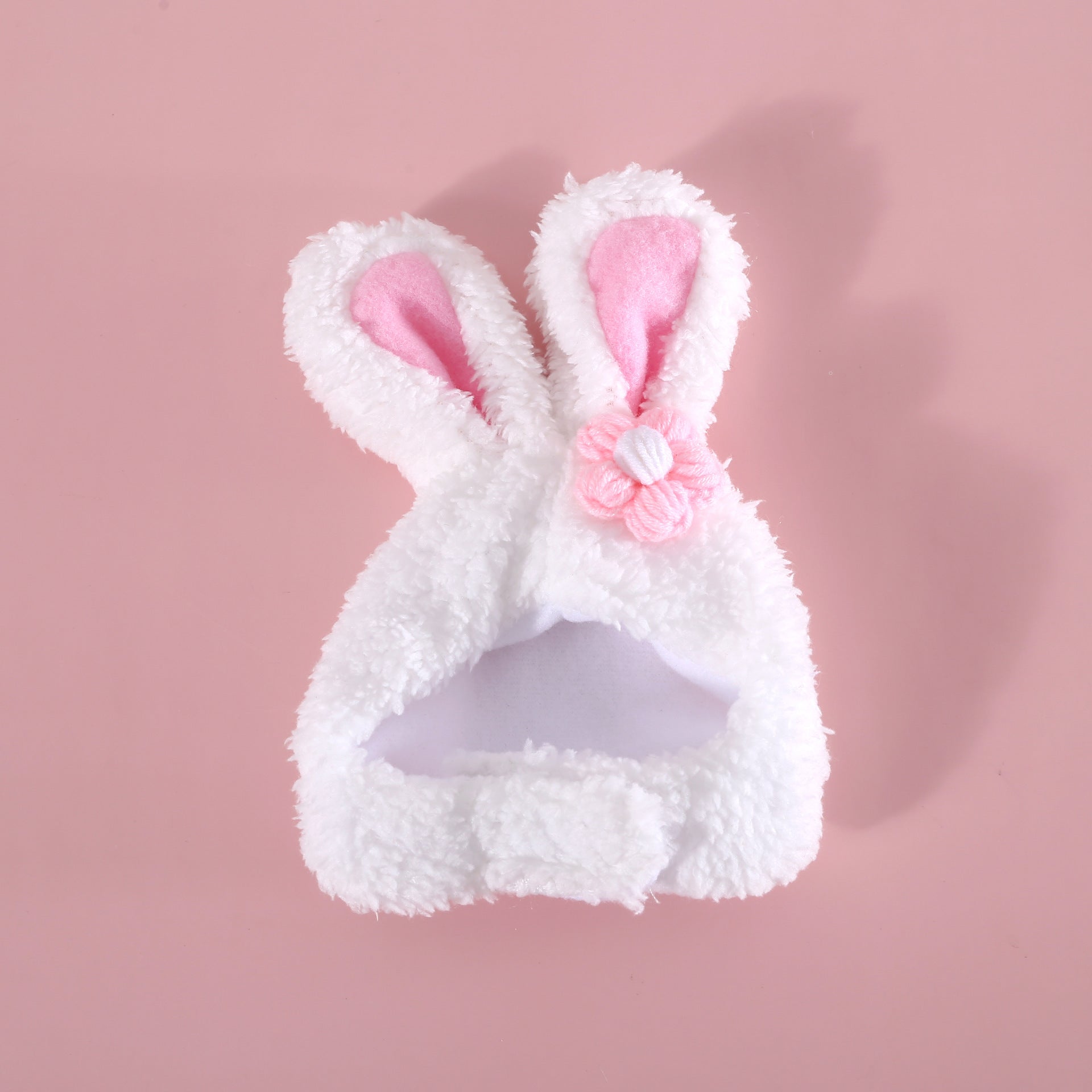 Plush Cartoon Cat Dog Rabbit Ears Cute Easter Decoration Hat Head Cover