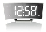 Curved Screen Projection Alarm Clock - Minihomy