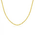 18K Gold Necklace Bungee Laser Bead Wave Bead Chain - Minihomy