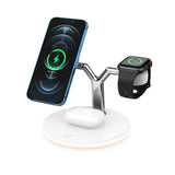 3-In-1 Magnetic Wireless Charger 15W Fast Charging Station for Magsafe Chargers - Compatible with iPhone Models