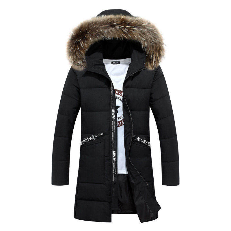 Men s Warm Overcoat Winter Coat Parka Hooded Jackets - Minihomy