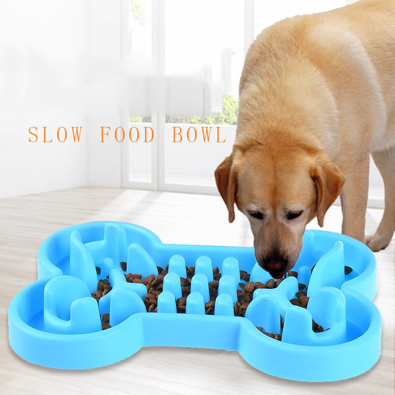 New Pet Supplies Bone Puzzle Stop Eating Dog Bowl