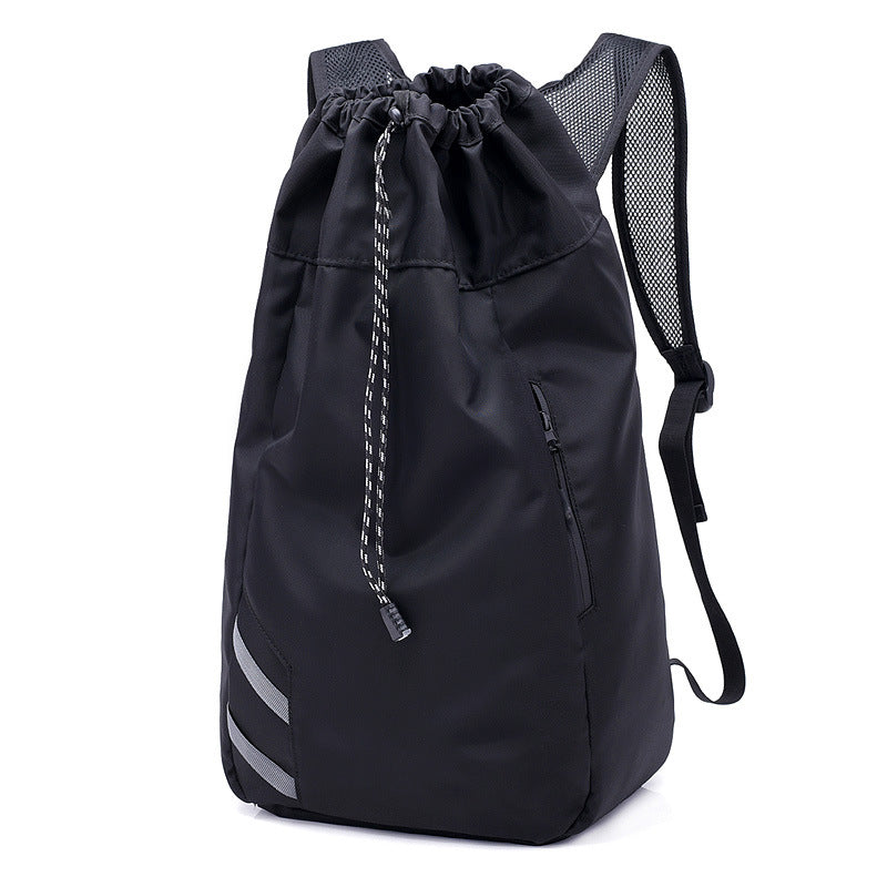 Oxford Fabric Bucket Drawstring Waterproof Outdoor Soccer Football Basketball Backpack Bags - Minihomy