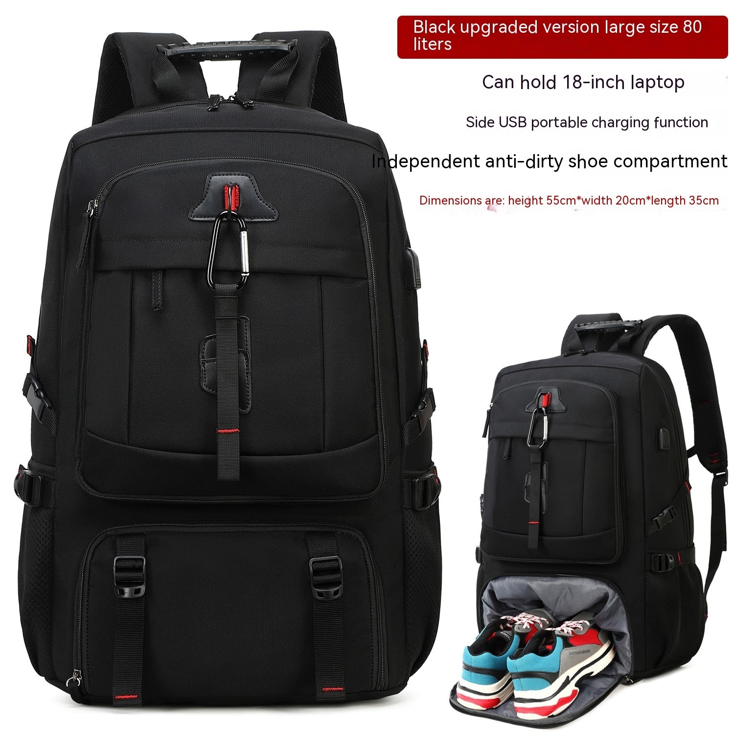 Large Capacity Business Short Trip Men's Backpack Travel - Minihomy