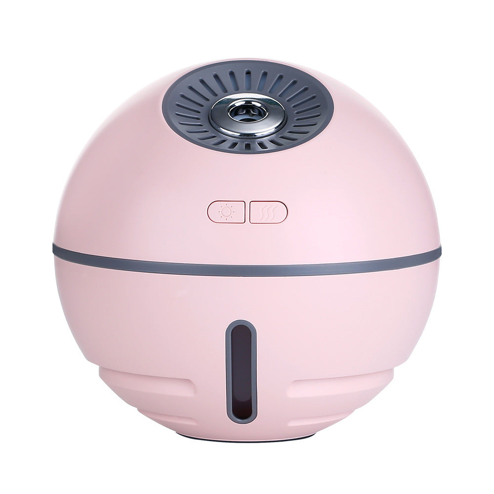 Humidifier Rechargeable Mini Ultrasonic Aroma Diffuser with LED Light Fan - Minihomy