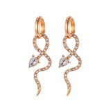 European and American Style Snake Dangle Earrings