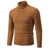 Pullover High Collar Casual Sweater for Men