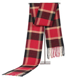 Men's Casual Plaid Artificial Cashmere Scarf