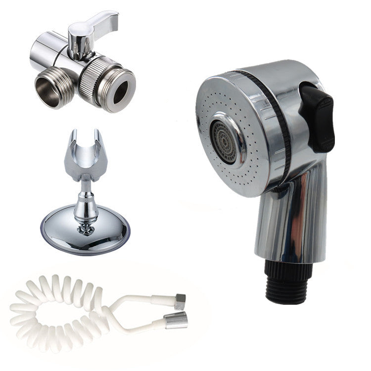 Bathroom Sink Faucet Shower Nozzle Toilet Set