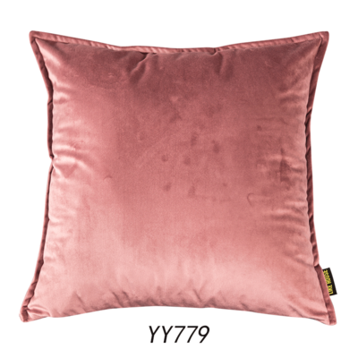 Solid color velvet pillow velvet