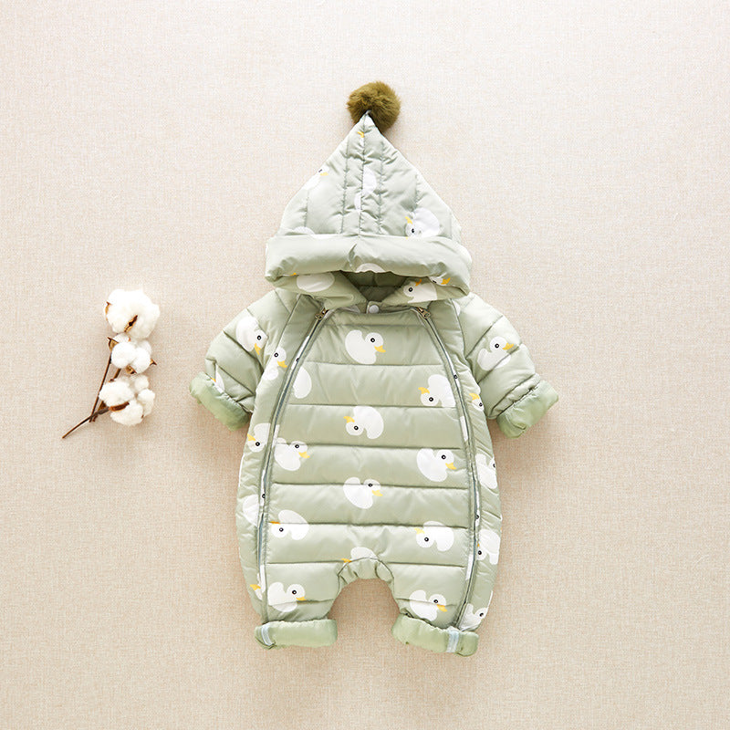 Baby winter white down jacket - Minihomy