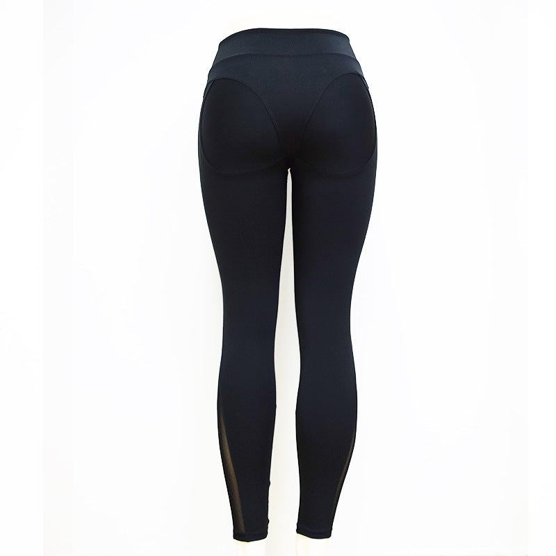 Women Elastic Sport Yoga High Waist Pants Leggings