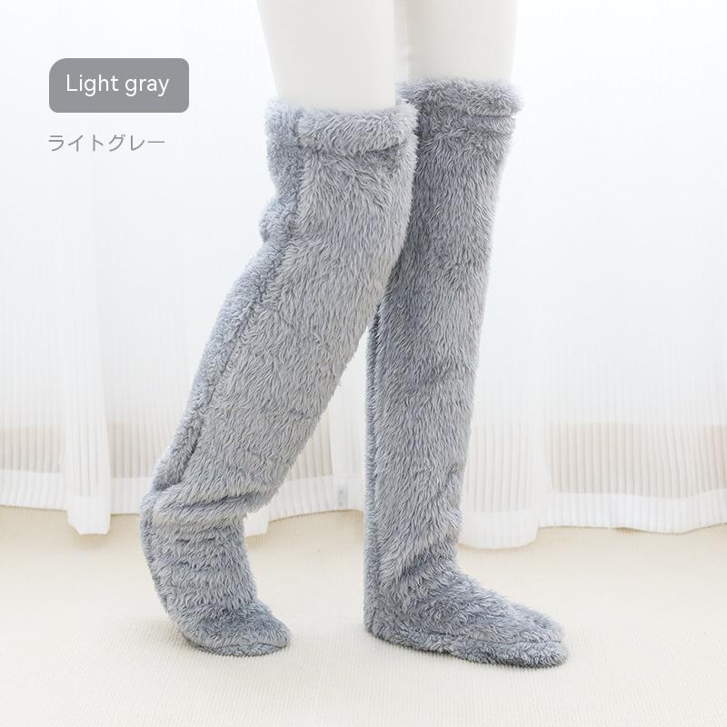 Winter Warm Cold Leg Knee Joint Cold-proof Stockings Home Floor Sleeping Socks