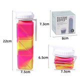 Portable Silicone Folding Water Bottle - Foldable Sports Cup for Outdoor Travel - Minihomy