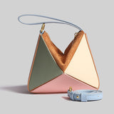 Special-Interest Design Folding Triangle Shoulder Bag