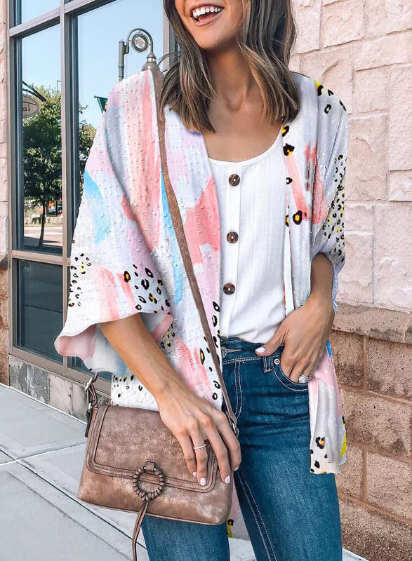 Flower Print Shirt Jacket Women Top