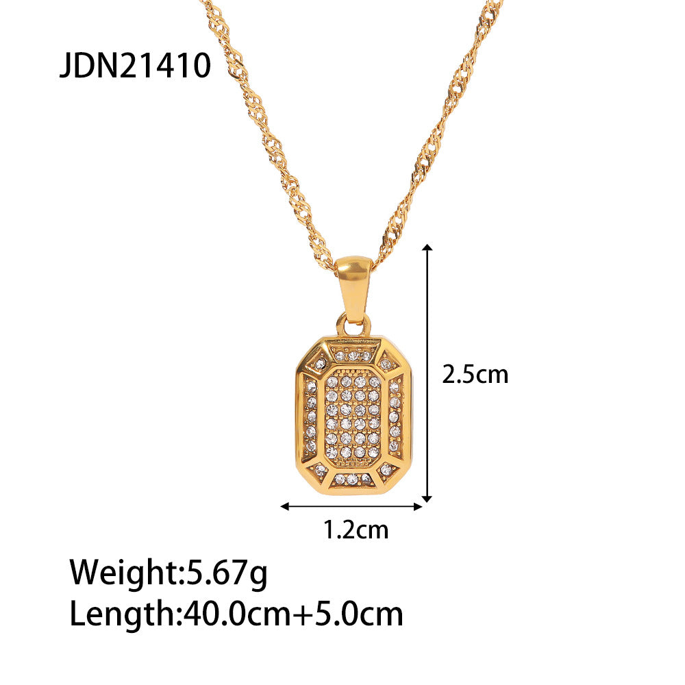 Elegant Graceful Women's High-grade 18K Electroplated Three-dimensional White Zircon - Minihomy