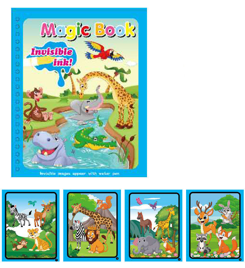 Magic Water Painting Book for Kids: Coloring & Activity Book