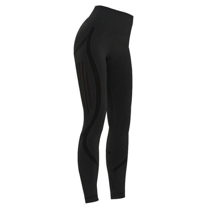 Women Sport Seamless Leggings High Waist Elastic Solid Yoga Leggings