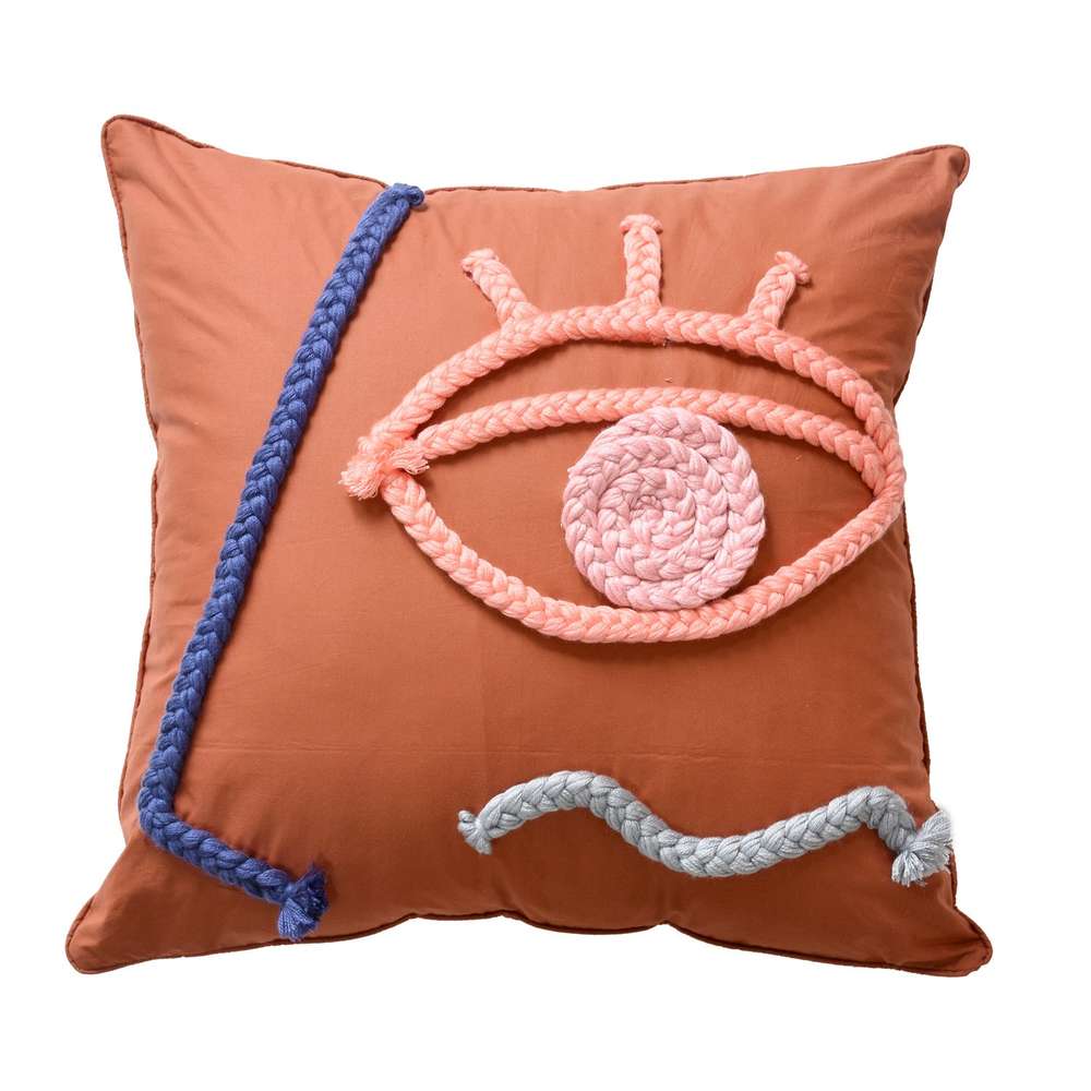 Hand-woven Pure Cotton Throw Pillow Case - Minihomy