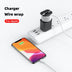 Apple 18W/20W USB-C Charger Silicone Case - Data Cable Organizer & Power Adapter Protection - Minihomy