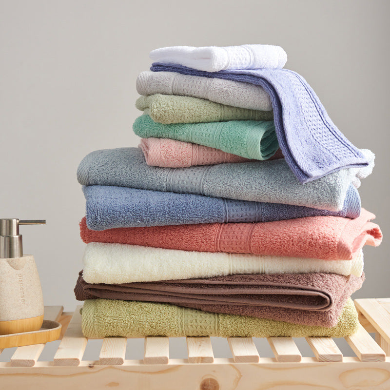 Minimalist Style Square Towel Set Pure Cotton - Minihomy