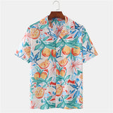 Men's Vacation Style Print Shirt Summer T-shirt