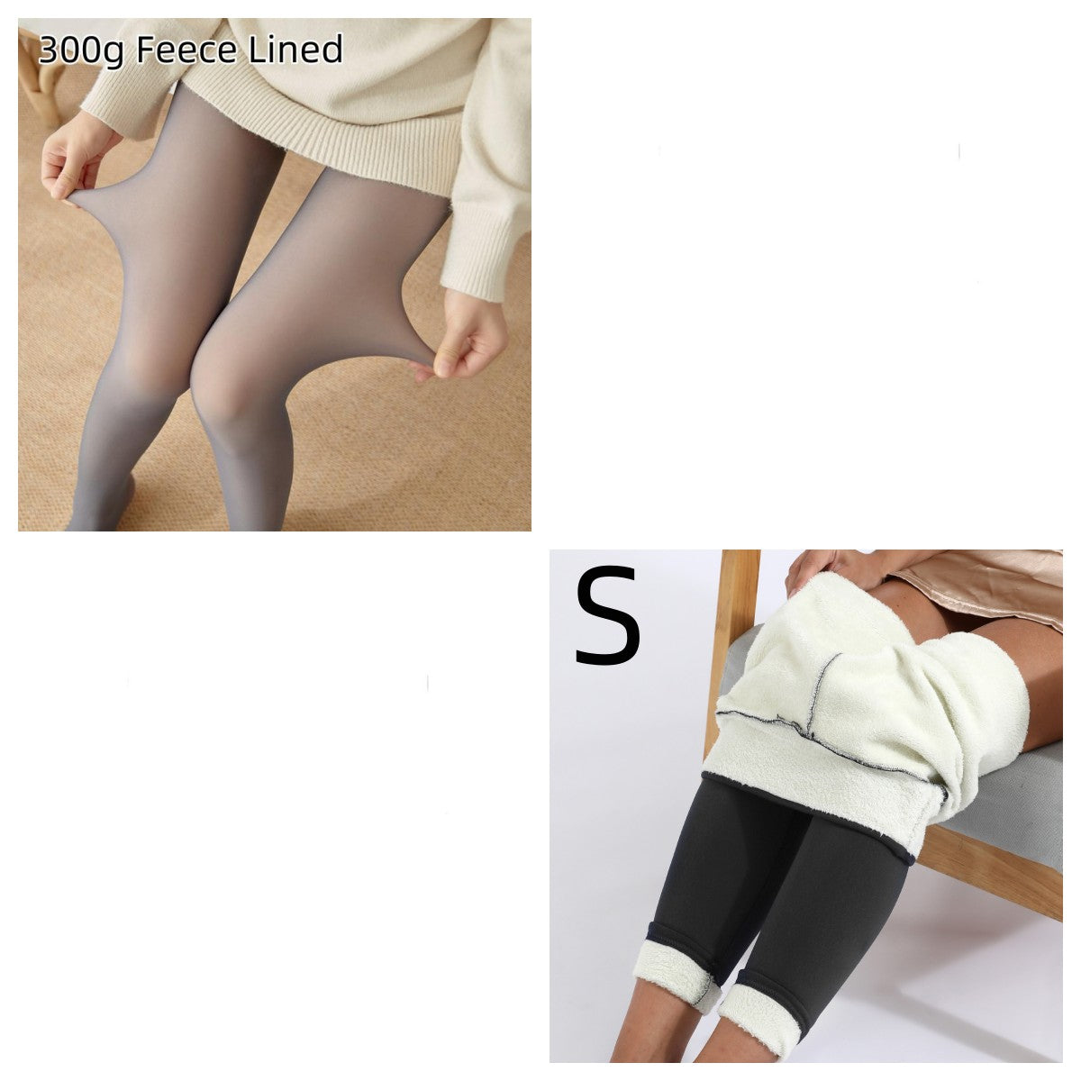 Fleece-lined Thickened Sheer Tights Leggings Transparent One-piece Superb Pantynose