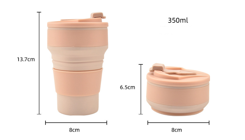 Outdoor Camping Portable Silicone Folding Water Cup - Minihomy