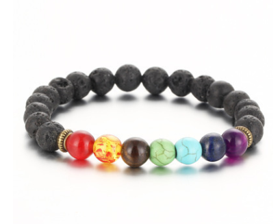 Universe Galaxy Eight Planets Solar System Guardian Star Natural Stone Beads Bracelet